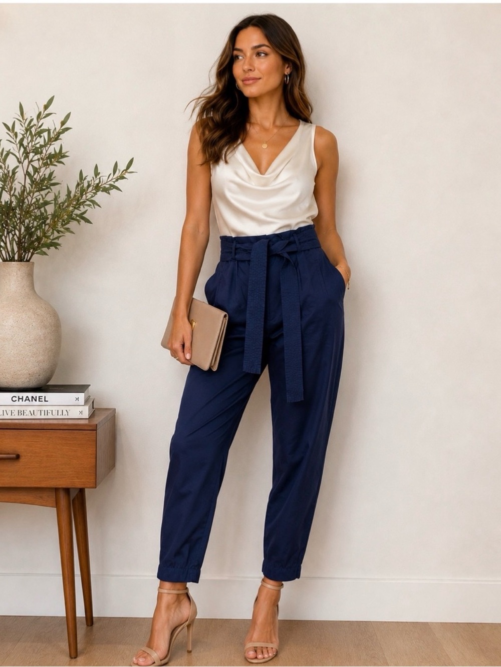 Wilfred by Aritzia Tie-Front Pants {$148}